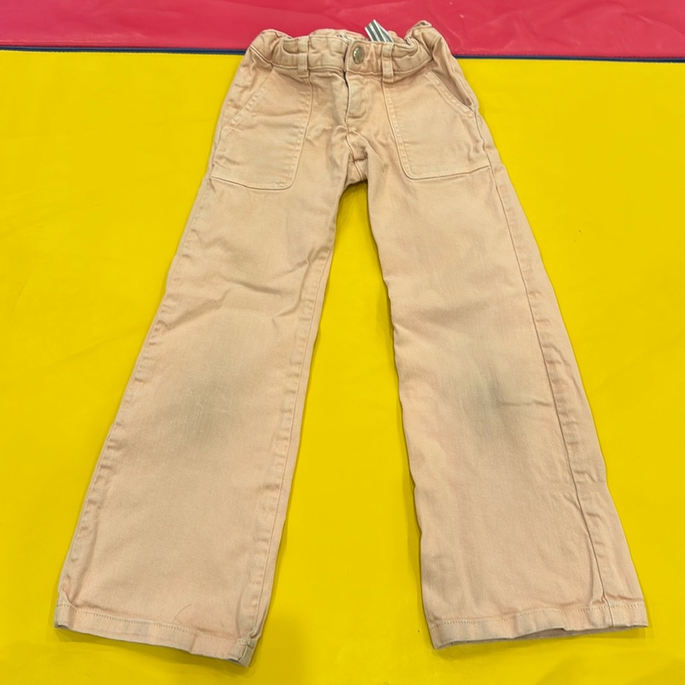Bonpoint pink flare jeans size 6